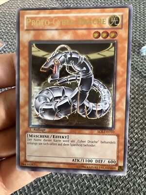 Proto-Cyber Drache SOI-DE010 Ultimate Rare 1. Auflage Yu-Gi-Oh!