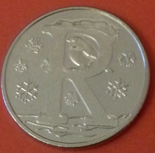 NEW A-Z 2019 ALPHABET 10p COIN HUNT- LETTER R - ROBIN  UNCIRCULATED 