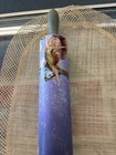 Vintage Hand Decorated Fairy Wooden Rolling Pin Cottagecore Folk Art Primitive — photo 4