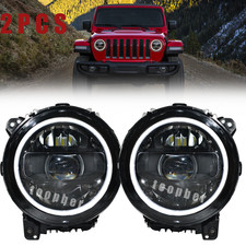 Für Jeep Wrangler JL 2018-24 Gladiator JT 2020-24 LED Scheinwerfer Hi/Low Strahl
