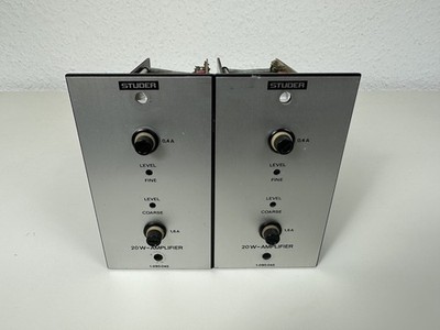 2x Studer 20W Amplifier 1.090.045 (For Studer 089, 189 Mixing Console)