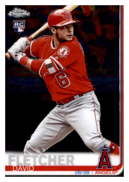 2019 Topps Chrome #181 David Fletcher RC