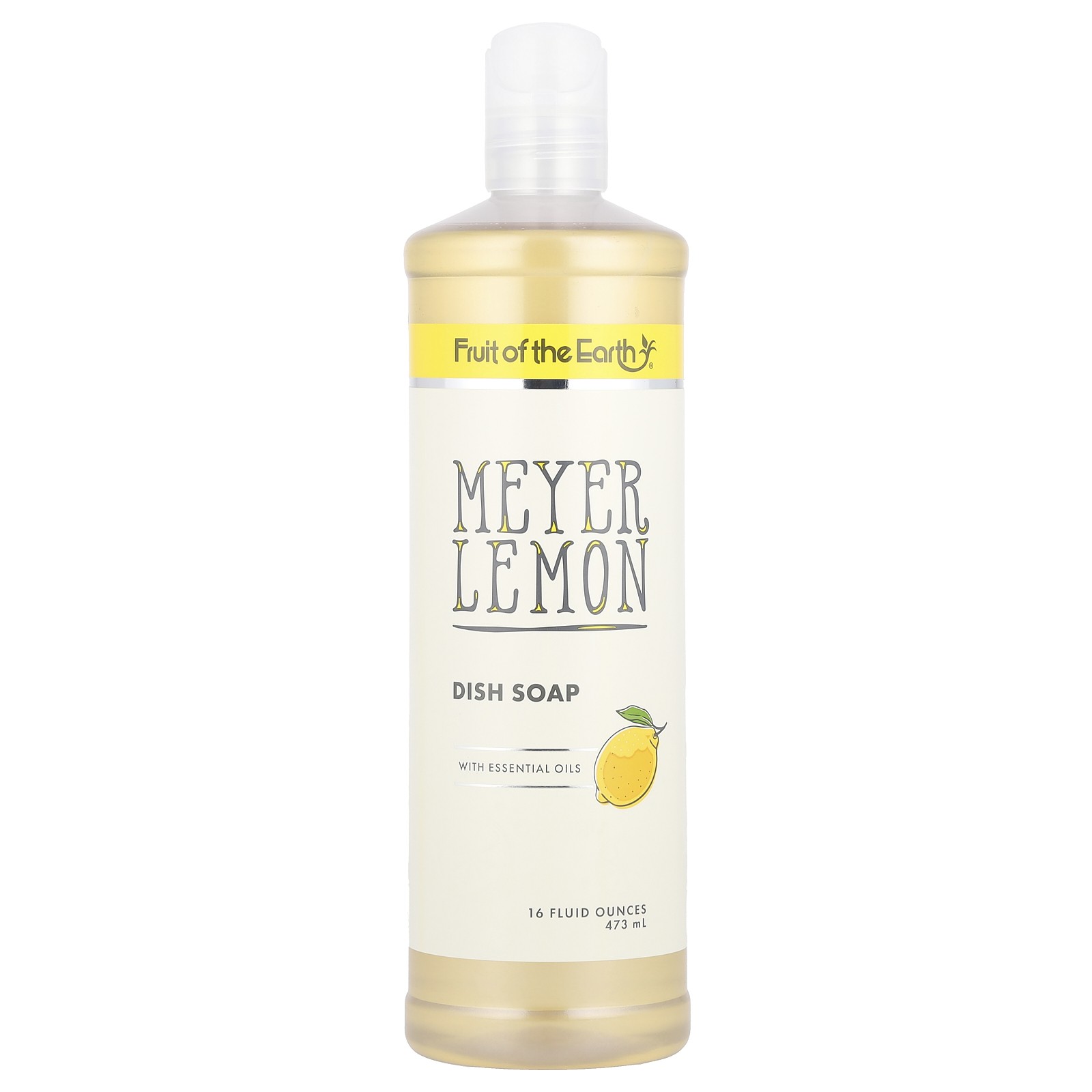 Мыло Meyer Lemon Dish Soap, 16 жидких унций (473 мл)