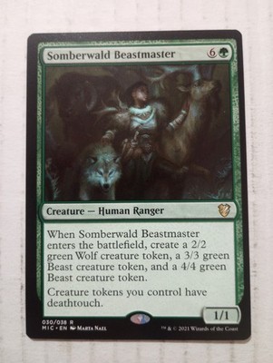 MTG Innistrad Midnight Commander Somberwald Beastmaster #30 Magic MIC R