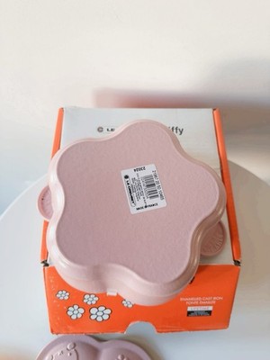 Couvercle Le Creuset Miffy Cotton - Fonte émaillée Blanc - 22cm Forme Fleur