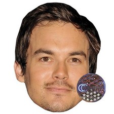 Tyler Blackburn Big Head. Larger than life mask.