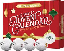 NEW Callaway Supersoft Day Advent Calendar 12 Christmas Holiday Logo Golf Balls
