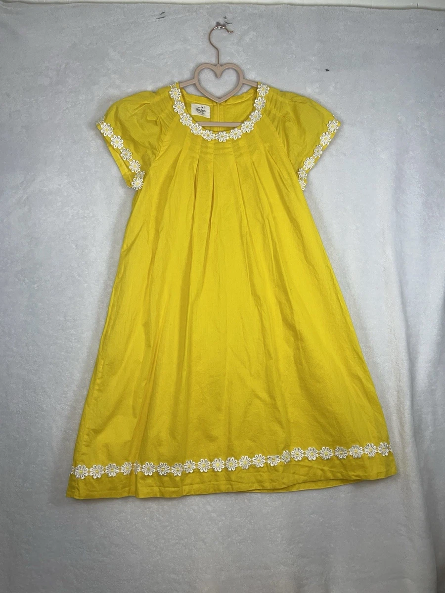 mini boden yellow dress Boden Girls Novelty Strappy Dress in Yellow