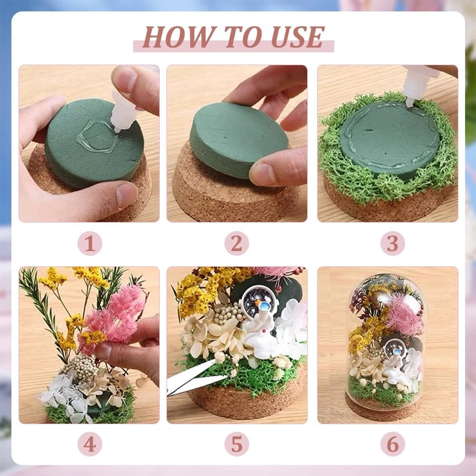 4 Set Dome Display Glass Jar with Cork, 2.57x3.6inch Tabletop Centerpiece Clo... - Image 4 of 4