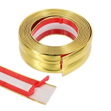 Wall Corner Protector Trim Molding, 1.57inch x 9.8ft Peel and Stick, Gold