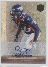 2011 Panini Gold Standard Rookie Silver Signatures 309/499 Rahim Moore Auto 2u3