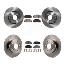 Front Rear Disc Brake Rotors And Ceramic Pads Kit For 2016-2022 Honda HR-V