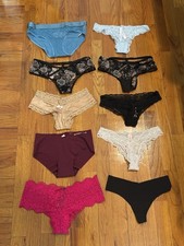 LOT OF 10 Victoria Secret Mixed Styles Colors Panties Size XS NWT SHIPS FREE