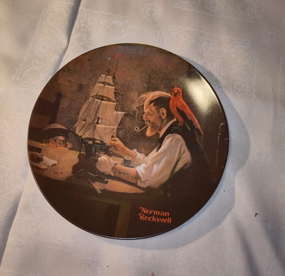 Sammelteller ''The Ship Builder'' von Norman Rockwell