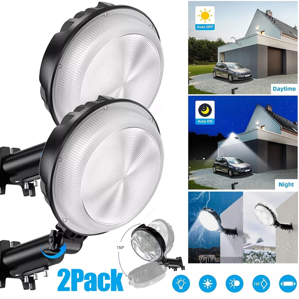 UMEXUS 600W LED Barn Yard Street Outdoor Garden Security Light Dusk to Dawn Flood Light