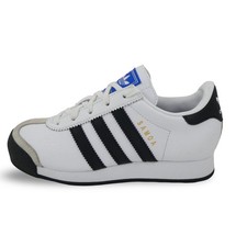 Adidas Samoa C Little Kids' US 2 Shoes Cloud White-Core Black EG3000