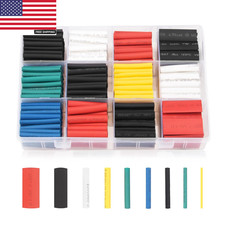 650Pcs Heat Shrink Tubing Heat Shrink Tube Wire Shrink Wrap Shrinkage Ratio 2:1