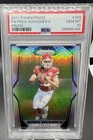 2017 Panini Prizm PATRICK MAHOMES II #269 Silver Rookie RC Prizm PSA 10 Gem Mint