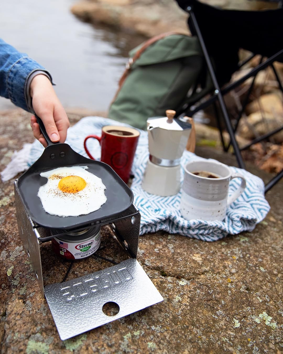 Sterno Foldable Camp Stove - Portable Camping Stove for Outdoor Cooking, Easy...