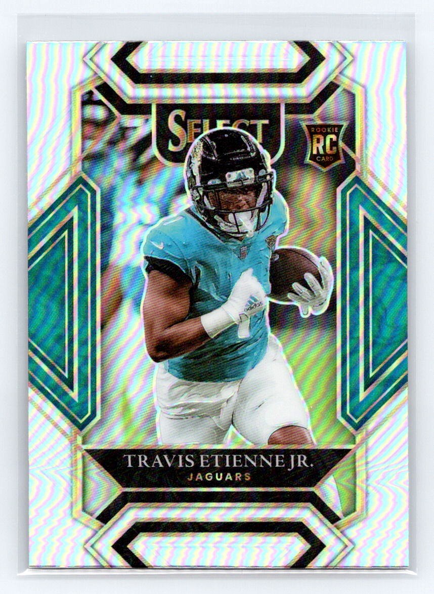 2021 Panini Select Silver Prizm #254 Travis Etienne Jr. Rookie Jaguars