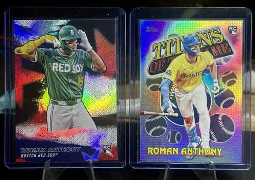 Topps Roman Anthony Boston Red Sox Rookie Card Lot 2 MLB Baseball Stars Titans