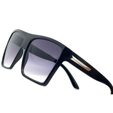 Sunglasses Rectangular Sun Protection Driving Outside Wear Cover Fae Shield New