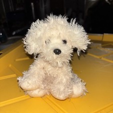 Ty 2000 Beanie Baby Rascal Bichon Dog Plush Toy