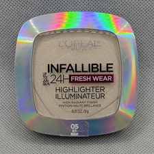 L'Oreal Paris Infallible Up To 24Hr Highlighter, Powders, Icy Gold, 0.31 Oz