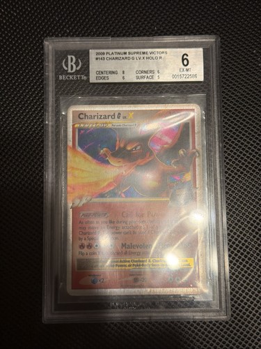 Charizard G LV.X graded BGS 6 for sale on eBay