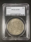Certified 1928-S Peace Dollar PCGS AU53 Silver $1