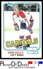 1981-82 Topps #119 East Bob Kelly Washington Capitals NHL Hockey Card