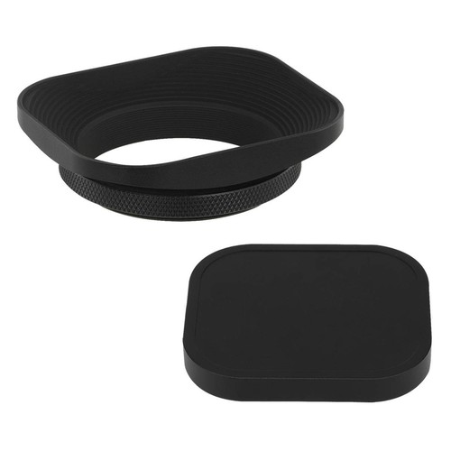 Paraluce Quadrato Haoge LH-E2T 49mm In Metallo Con Tappo – Per Obiettivi Sony E Altri