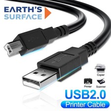 USB Printer Cable A to B 1m, 1.5m,2m 3m  USB 2.0 Lead for Printers Scanners