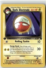 Dark Electrode Uncommon Team Rocket 34/82 1st Edition NM on eBay