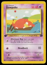 Slowpoke 67/82 Common Team Rocket Pokemon 1st Edition Heavily Played