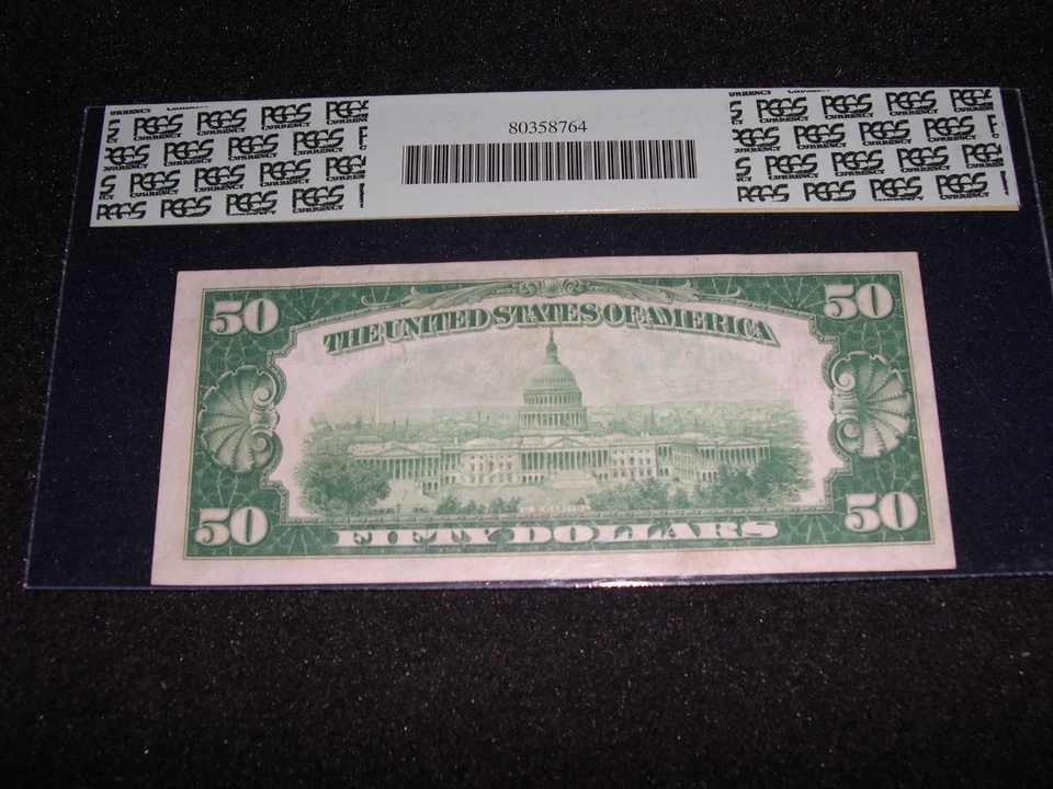 $50 TY1 Nebraska City, Nebraska. PCGS55PPQ  Charter 2536 Serial # A000025A - Image 2 of 4