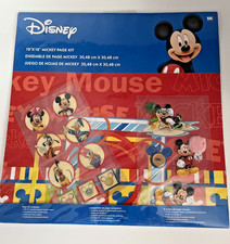 EK Success Disney Paper Pack 12"X12" 10/Pkg-Mickey Page Kit NIP