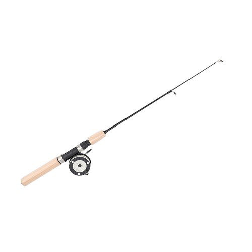 Canna da Pesca Ghiaccio Mulinello Combo 75cm Palo da Pesca Invernale per Padri Figli Marito WT - Foto 6 di 24