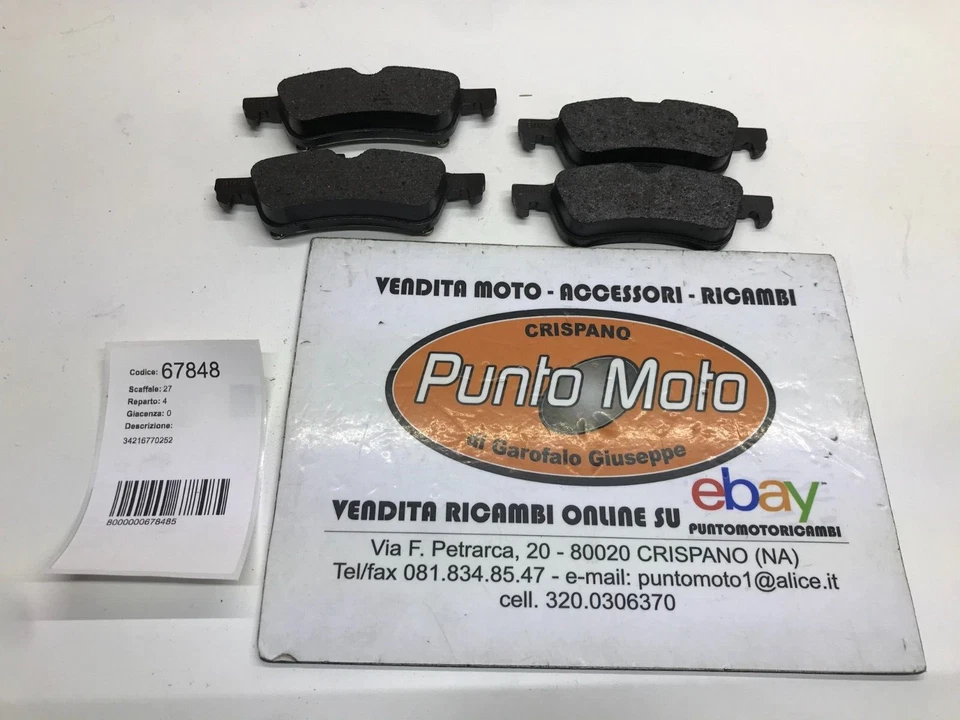 Pastiglie Pasticche pattini freno Posteriore MINI Cabriolet (R52) originale - Immagine 3 di 4