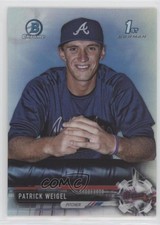 2017 Bowman Chrome Prospects Refractor 172/499 Patrick Weigel #BCP74 0l2