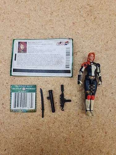 GI JOE 2004 SCARLETT v6 Valor Vs Venom HARD TO FIND Family Dollar EXCLUSIVE