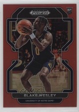 2022-23 Panini Prizm Draft Picks Red Prizm 101/299 Blake Wesley #68 3hd
