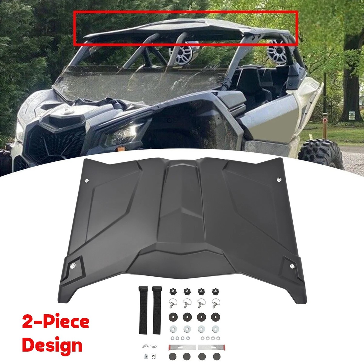 X3 Zijspiegels, A & UTV PRO Racing Achteruitzicht Spiegels Voor Kan Aan Maverick Max Turbo R 2017 2018 2019 2020 2021 2022 2023 2024 2025 Verstelbare Breakaway Achteruitkijkaccessoires Vervangt 2896098683