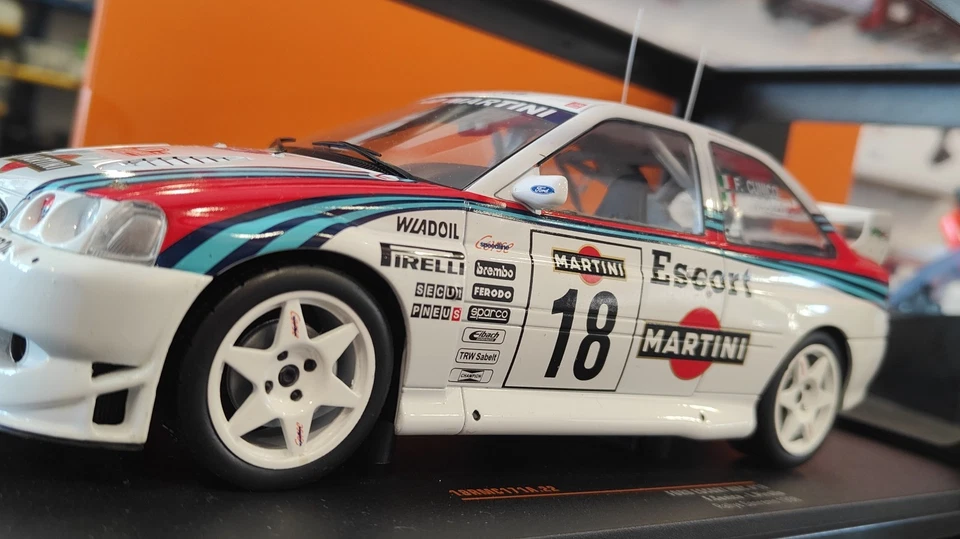Ford Escort WRC N18 Rally Sanremo 98 Cunico-Pirollo 1-18 diecast Ixo Model auto - Immagine 2 di 4