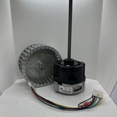 Genteq PIKA JT05 1/4HP ECM Fan Motor 400-1800 RPM, 115/230VAC, 1/2'' Shaft Daiken