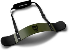 Bicep Arm Blaster - Bicep Curl Isolator W/Contoured, Padded Edges - Adjustable B