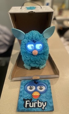 In Box Original Teal Blue Furby 2012 WORKS A Mind Of It s Own Hasbro funny Gift