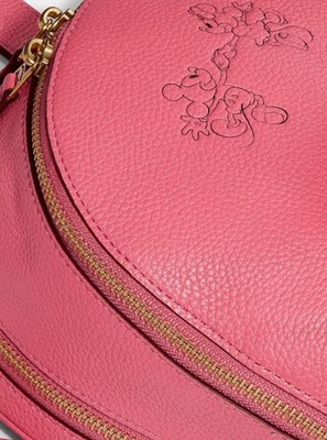 NWT Disney X COACH Carrie Backpack 23 Mickey Minnie Mouse C6109