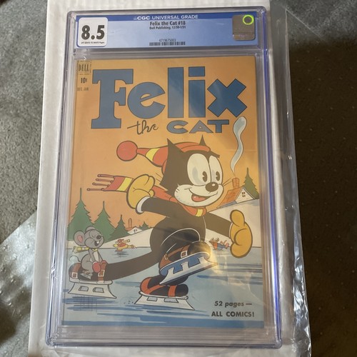 FELIX The CAT #18 CGC 8.5 - DELL Publishing 12/1950-1/1951 