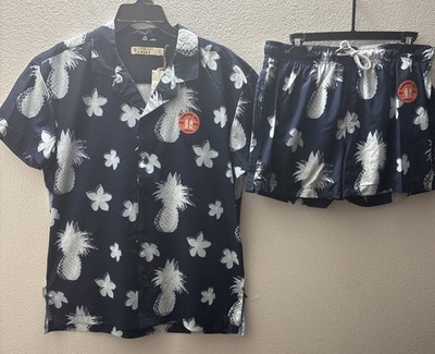 SUNSET X VINE STRETCH CONFORT YOUR ADVENTURES 2 PIECE SET MENS NAVY SIZE M
